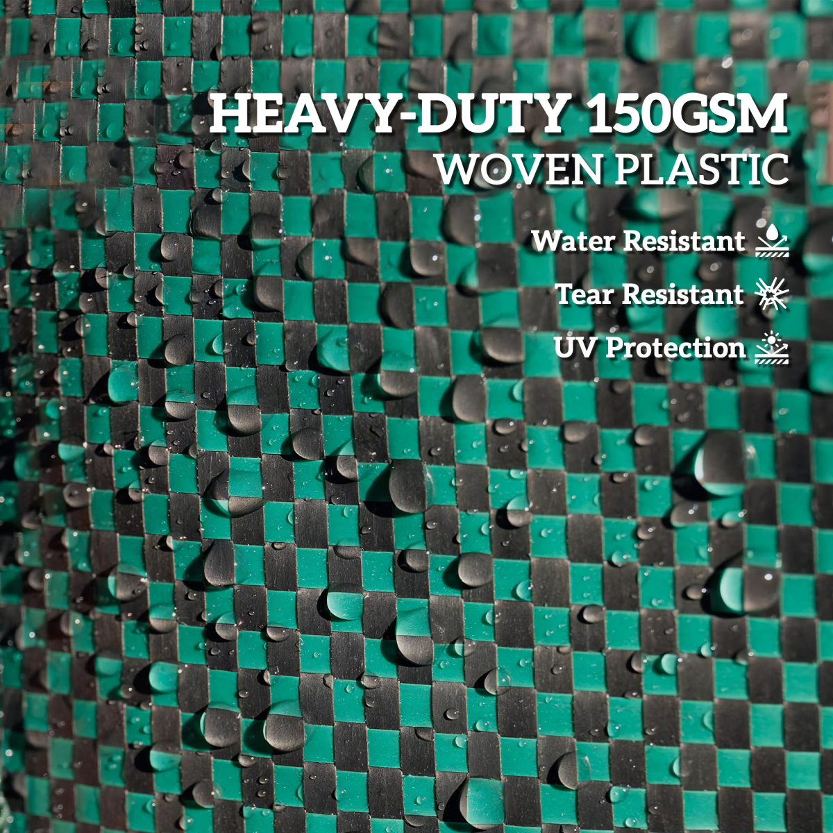 Outsunny Garden Waste Bags, 272L x 3 Heavy Duty Garden Sacks