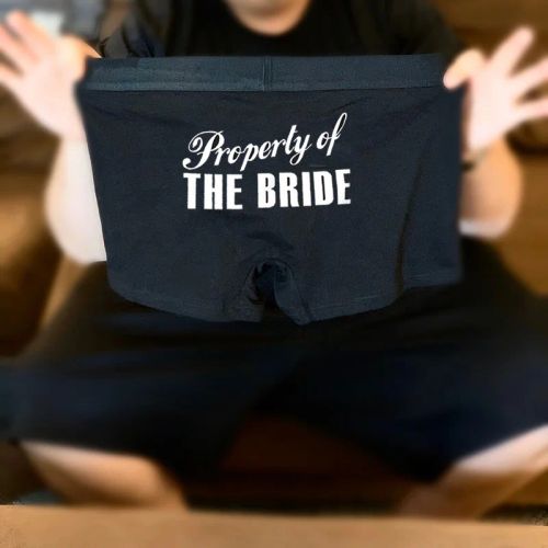 HGDTFF Funny Boxer Briefs - Bridal Shower Gift for Wedding Celebrations