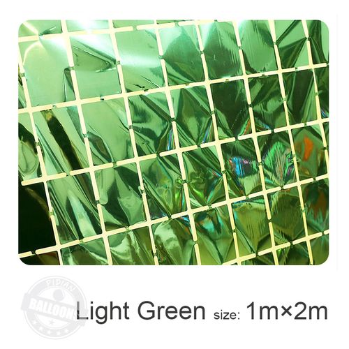 1m x 2m Bright Square Rain Curtain - Elegant Background Decoration