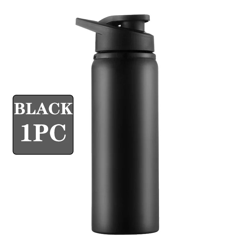 Portable Water Bottle Bicycle Riding Drinking Water Bottle Outdoor Sport Travel Mug Metal Stainless Steel Bottle
