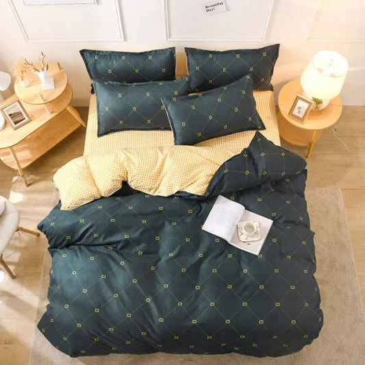 Printed Poly-Cotton Bedding Set – 3 or 4 Pieces