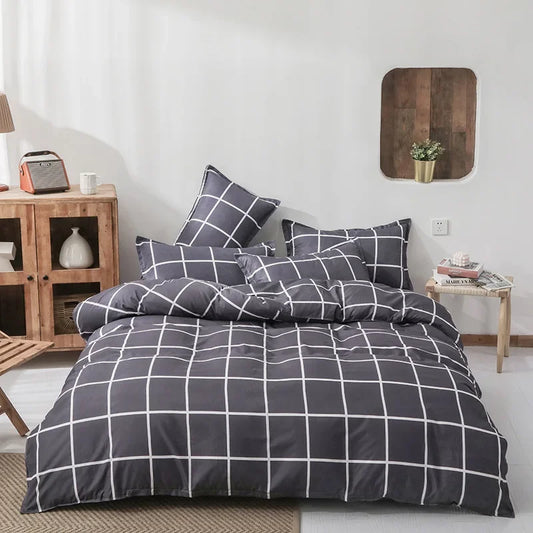 Printed Poly-Cotton Bedding Set – 3 or 4 Pieces