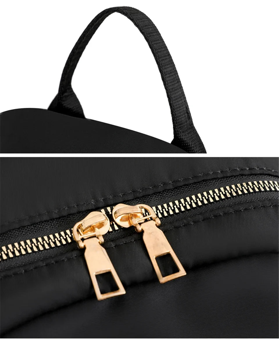 Fashion Bagpack Women High Quality Nylon Backpacks Female Big Travel Back Pack Large School Bags for Teenage Girls Shoulder Bag
