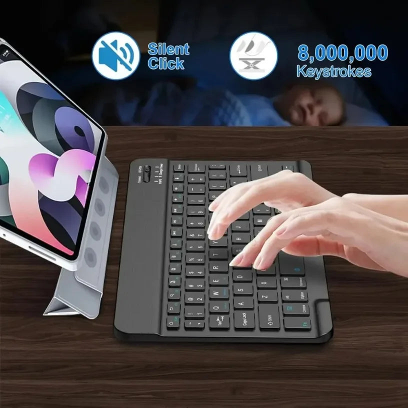 10 inch Bluetooth Keyboard for tablet ipad Keyboard and Mouse Kit for ipad Xiaomi Samsung Huawei Lenovo For Android ios Windows