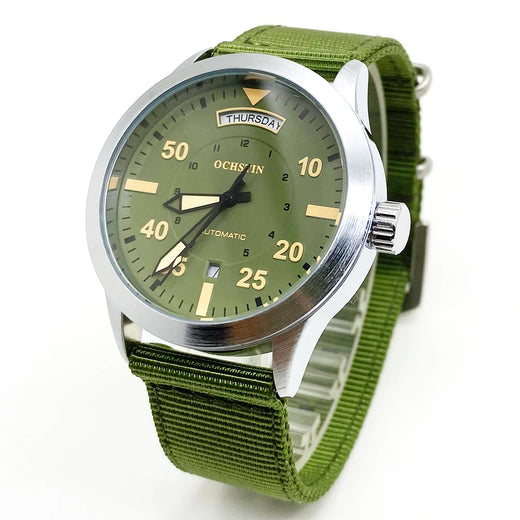 OCHSTIN Automatic Pilot-Style Watch – Nylon Strap