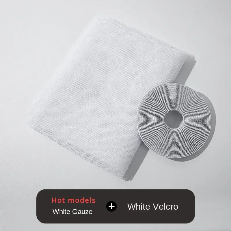 DIY Mosquito Net Self-adhesive Indoor Anti-insect Fly Screen Curtains Window Net Protections Mesh Home Textile Bed Garden