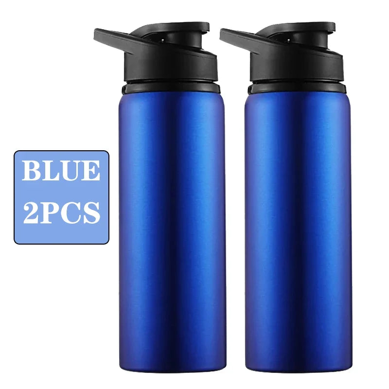 Portable Water Bottle Bicycle Riding Drinking Water Bottle Outdoor Sport Travel Mug Metal Stainless Steel Bottle