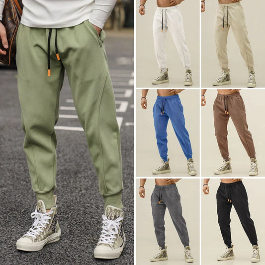 Men's Casual Cargo Jogger Trousers – Multiple Colours