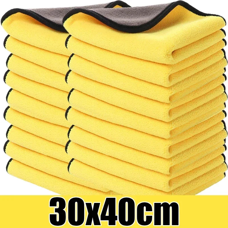 Wholesale Double Sides Car Microfiber Cloths Super Absorbent Washing Drying Cleaning Towels Auto Detailing Towel Rags Clean Tool