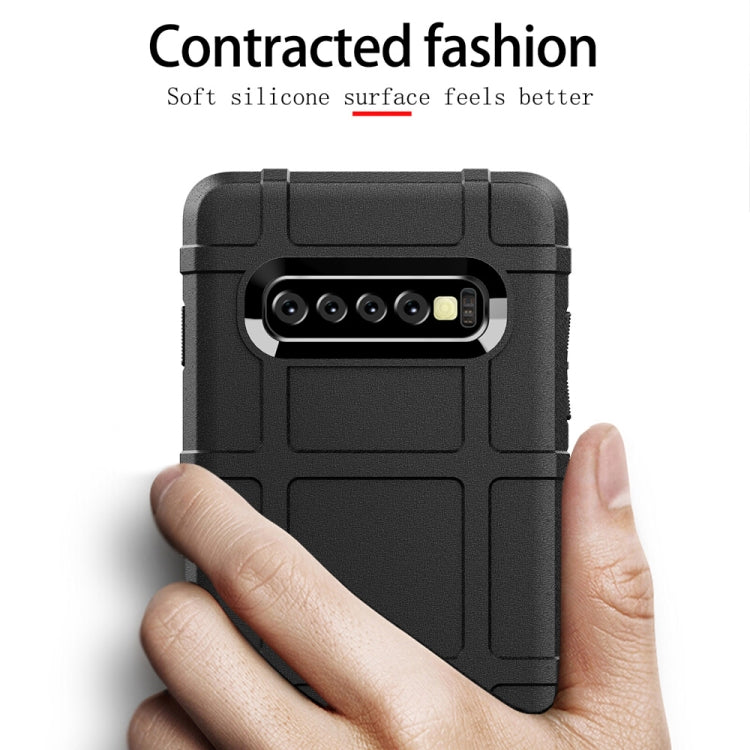 Shockproof Protector Cover Full Coverage Silicone Case for Galaxy S10+, For Galaxy S10+