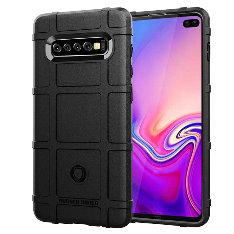 Shockproof Protector Cover Full Coverage Silicone Case for Galaxy S10+, For Galaxy S10+