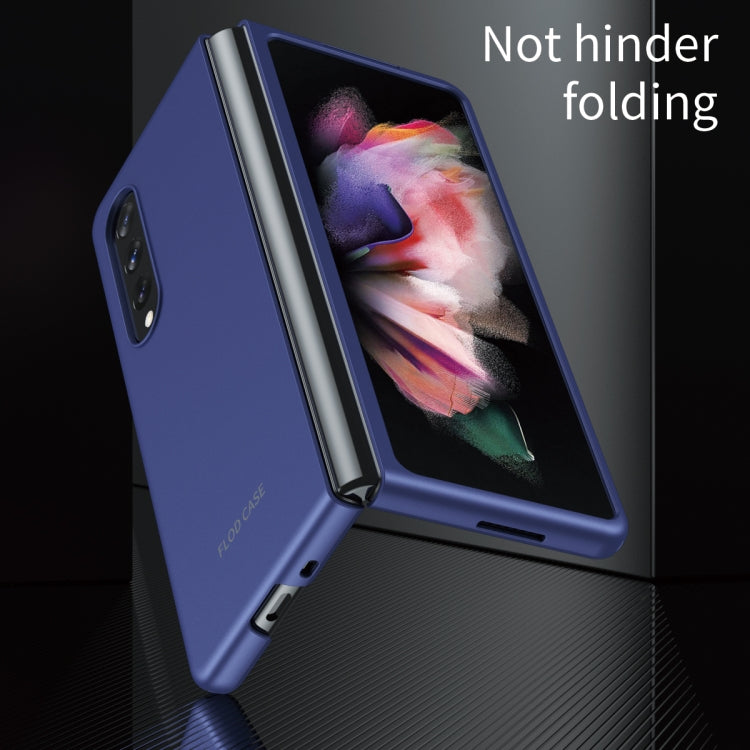 For Samsung Galaxy Z Fold3 5G Skin Feel Frosted Electroplating Foldable PC Protective Case, For Samsung Galaxy Z Fold3 5G