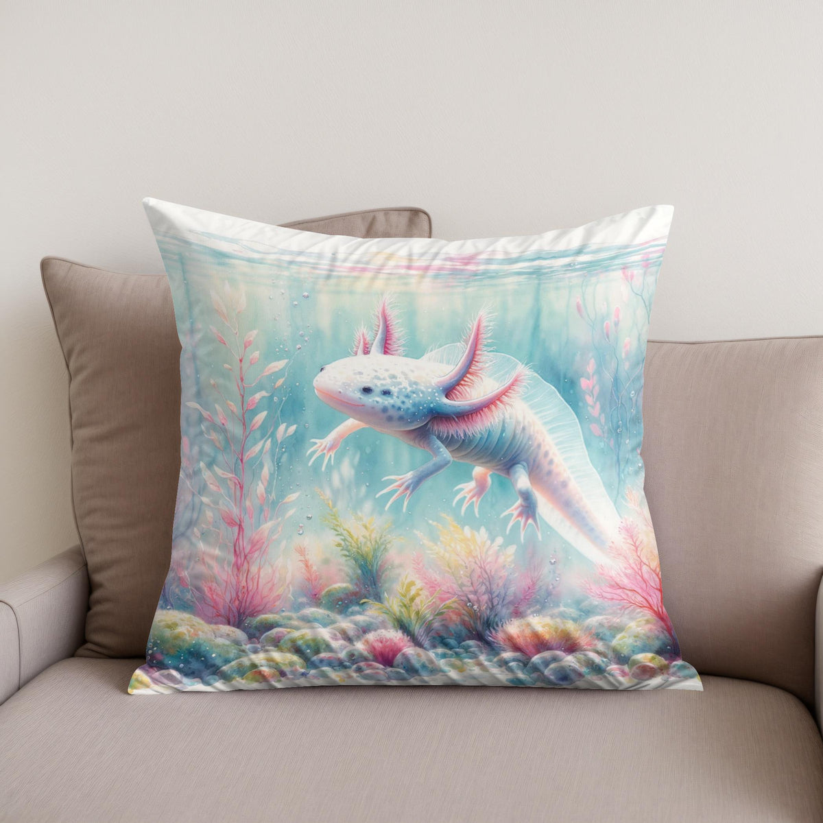 Underwater Whimsy Cotton Cushion