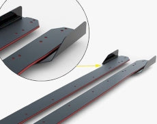 Maxton Design - Aftermarket  Street PRO Side Skirts Diffusers + Flaps Mercedes-AMG CLA 45 C117 Facelift