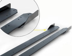 Maxton Design - Aftermarket  Street PRO Side Skirts Diffusers + Flaps Mercedes-AMG CLA 45 C117 Facelift