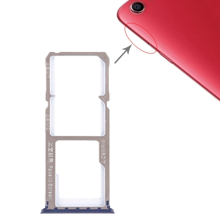 For OPPO A1 2 x SIM Card Tray + Micro SD Card Tray, For OPPO A1, OPPO A1