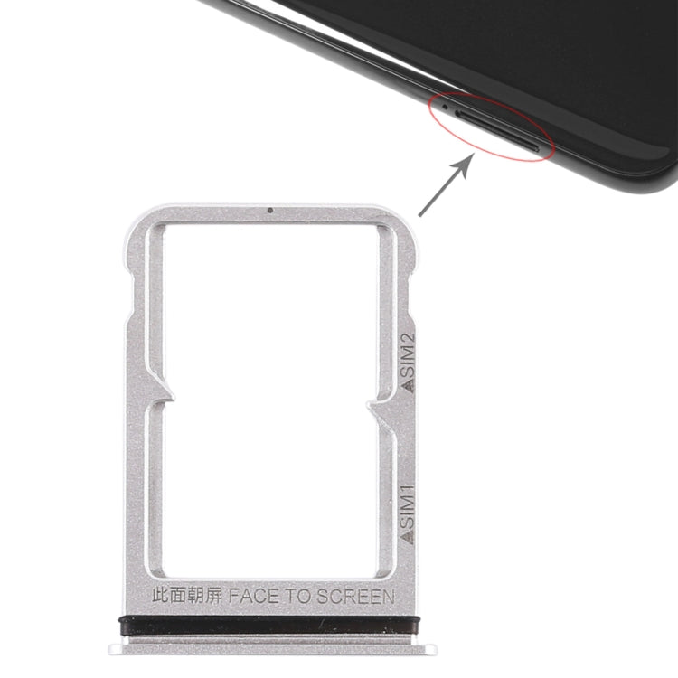 Double SIM Card Tray for Xiaomi Mi 8, For Mi 8, For Xiaomi Mi 8