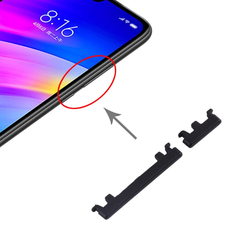 Side Keys for Xiaomi Redmi 7, For Redmi 7