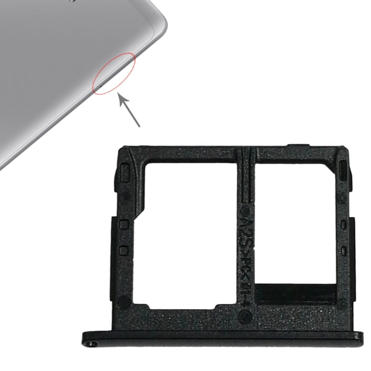 For Galaxy Tab A 8.0 / T380 / T385 SIM Card Tray +  Micro SD Card Tray, For Samsung Galaxy Tab A 8.0