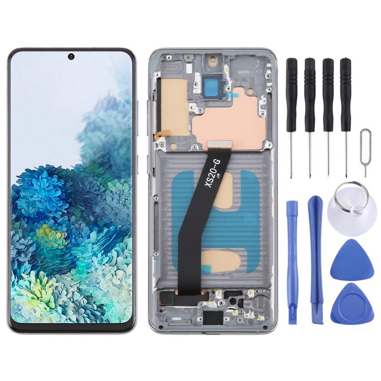 For Samsung Galaxy S20 5G SM-G981B TFT LCD Screen Digitizer Full Assembly with Frame, For Samsung Galaxy S20 5G
