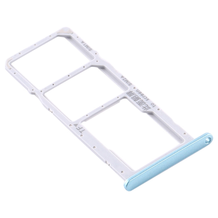 SIM Card Tray + SIM Card Tray + Micro SD Card Tray for Huawei Y6p, For Huawei Y6p