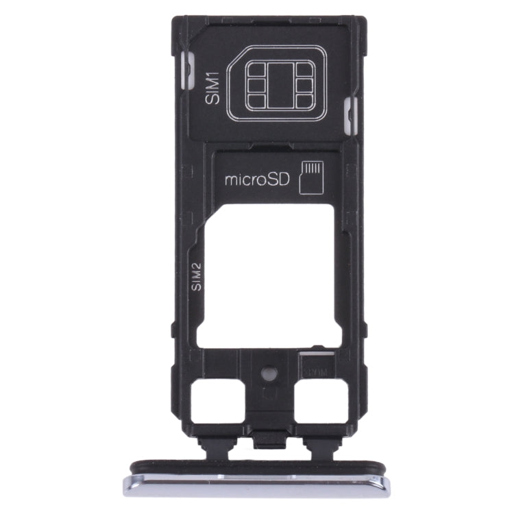 SIM Card Tray + SIM Card Tray / Micro SD Card Tray for Sony Xperia 1 / Xperia XZ4, For Sony Xperia 1 / Xperia XZ4 (Dual Card)