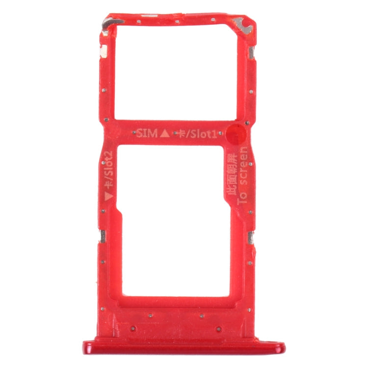 SIM Card Tray + SIM Card Tray / Micro SD Card Tray for Honor 9S, For Honor 9S