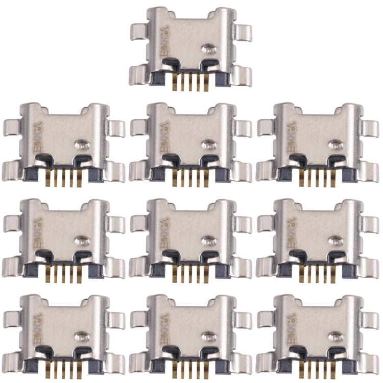 10 PCS Charging Port Connector for Huawei Enjoy 9e, For Huawei Enjoy 9e