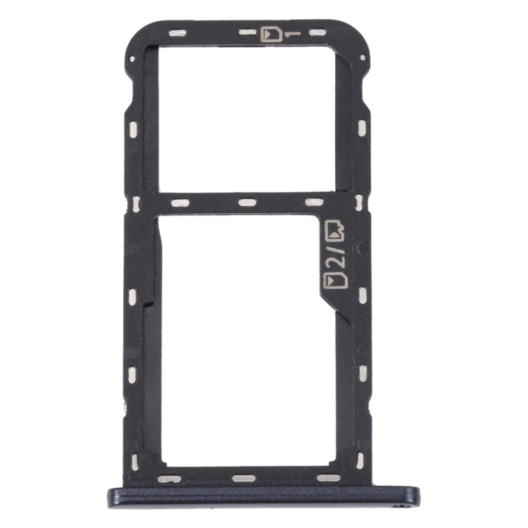For ZTE Blade A52 SIM Card Tray + SIM Card Tray / Micro SD Card Tray, For ZTE Blade A52