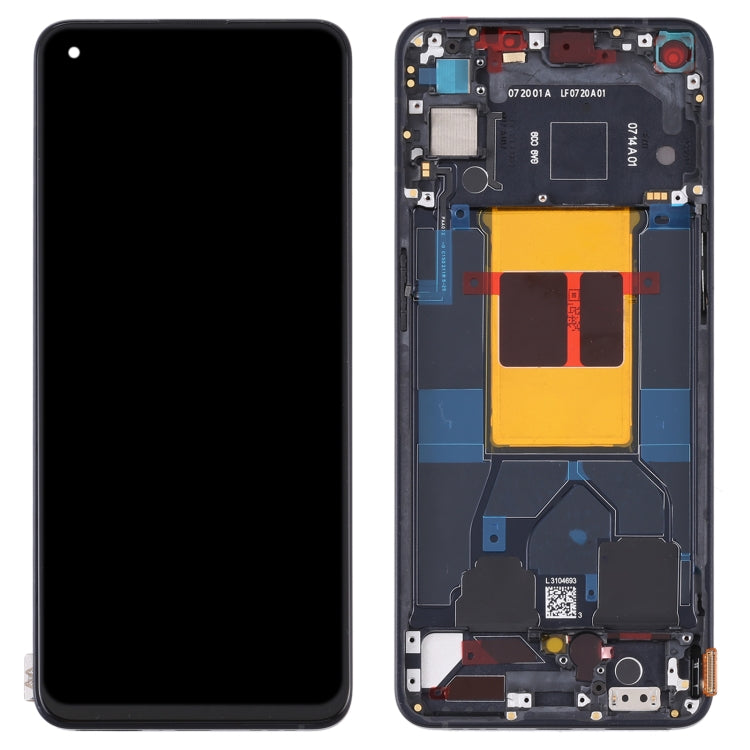 Original LCD Screen and Digitizer Full Assembly with Frame For OPPO Reno6 5G PEQM00 CPH2251, For OPPO Reno6 5G
