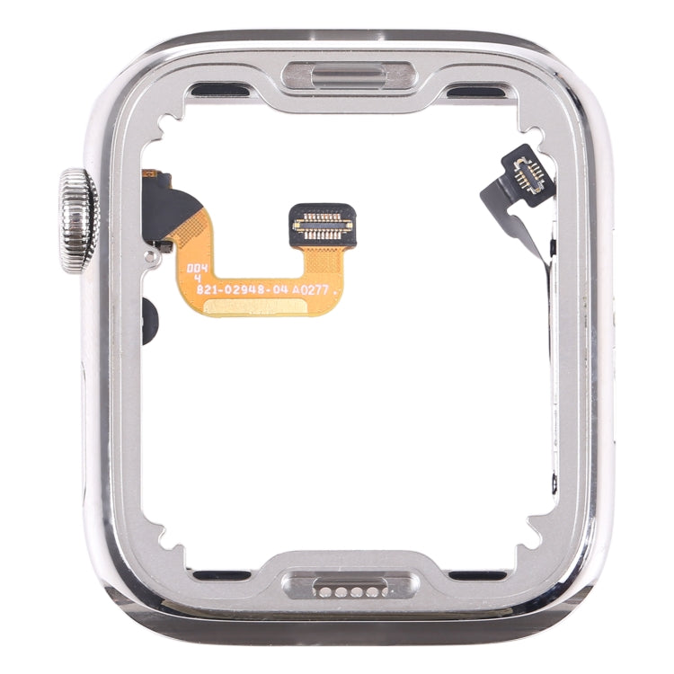 For Apple Watch Series 6 44mm LTE Version Stainless Steel Middle Frame Bezel Plate with Loudspeaker / Power / Rotating Shaft Flex Cable, Series 6 44mm(LTE Version)