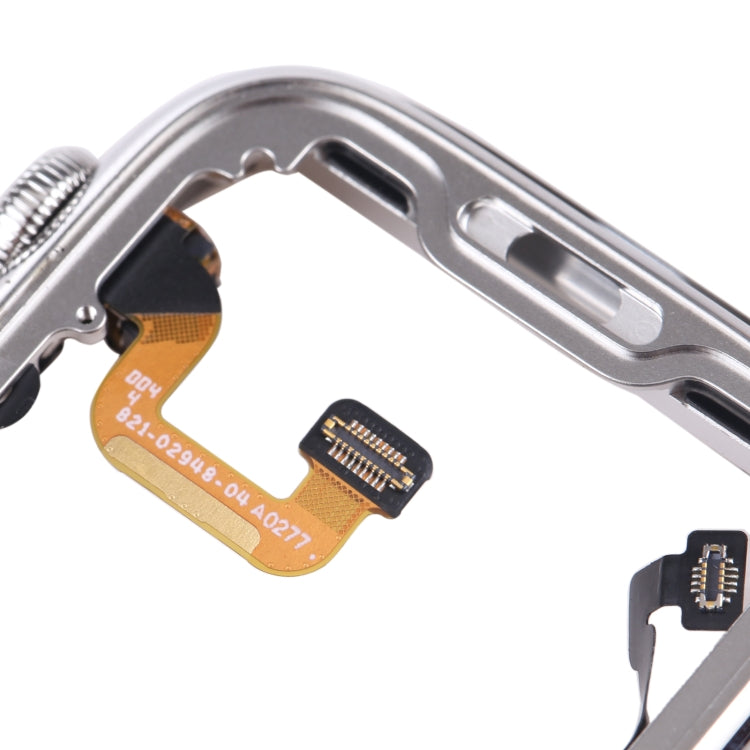 For Apple Watch Series 6 44mm LTE Version Stainless Steel Middle Frame Bezel Plate with Loudspeaker / Power / Rotating Shaft Flex Cable, Series 6 44mm(LTE Version)