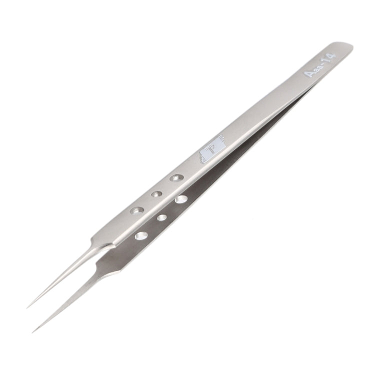 Aaa-14 Precision Repair Tweezers Long Pointed Stainless Steel, Aaa-14
