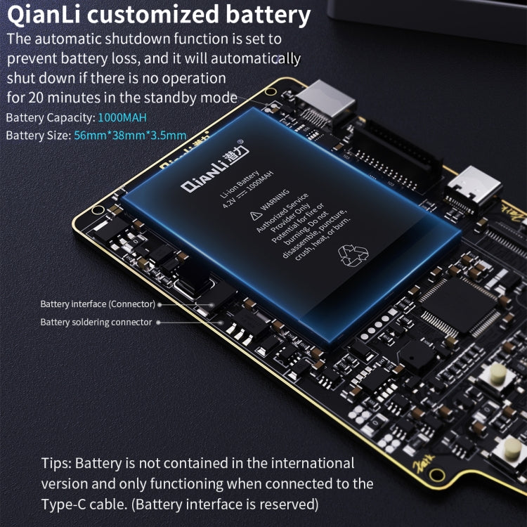 Qianli Apollo Interstellar One Multifunctional Restore Detection Device (International Edition) For iPhone 11/11 Pro Max/11 Pro/X/XS/XS Max/XR/8/8 Plus/7/7 Plus, Restore Detection