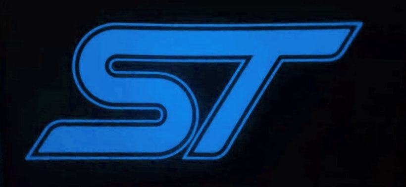 “ST” Emblem Replacement Puddle Unit - MK4 / MK4.5 Focus ST (Multiple Colours)