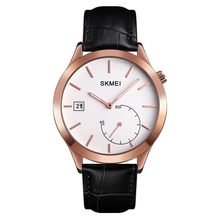 SKMEI 1581 Creative Fashion Men Watch Simple Casual Outdoor Sports Waterproof Two-Pin Quartz Watch