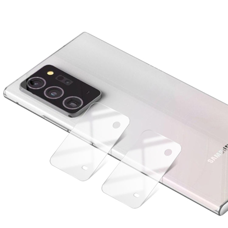 2pcs mocolo 0.15mm 9H 2.5D Round Edge Rear Camera Lens Tempered Glass Film, For Samsung Galaxy Note 20, For Samsung Galaxy Note20 Ultra