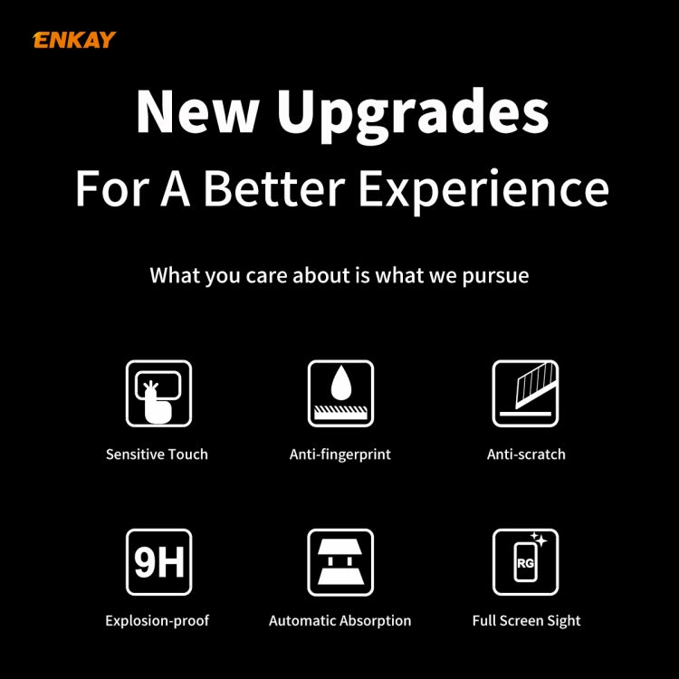 ENKAY Hat-Prince Full Glue 0.26mm 9H 2.5D Tempered Glass Full Coverage Film, For Galaxy A01, For Galaxy A11 / M11, For Galaxy M31 / M21, For Galaxy A21s, For Galaxy A31, For Galaxy A41