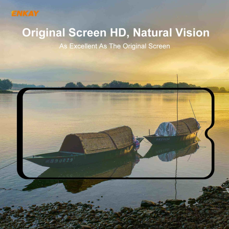 ENKAY Hat-Prince Full Glue 0.26mm 9H 2.5D Tempered Glass Full Coverage Film, For Galaxy A01, For Galaxy A11 / M11, For Galaxy M31 / M21, For Galaxy A21s, For Galaxy A31, For Galaxy A41