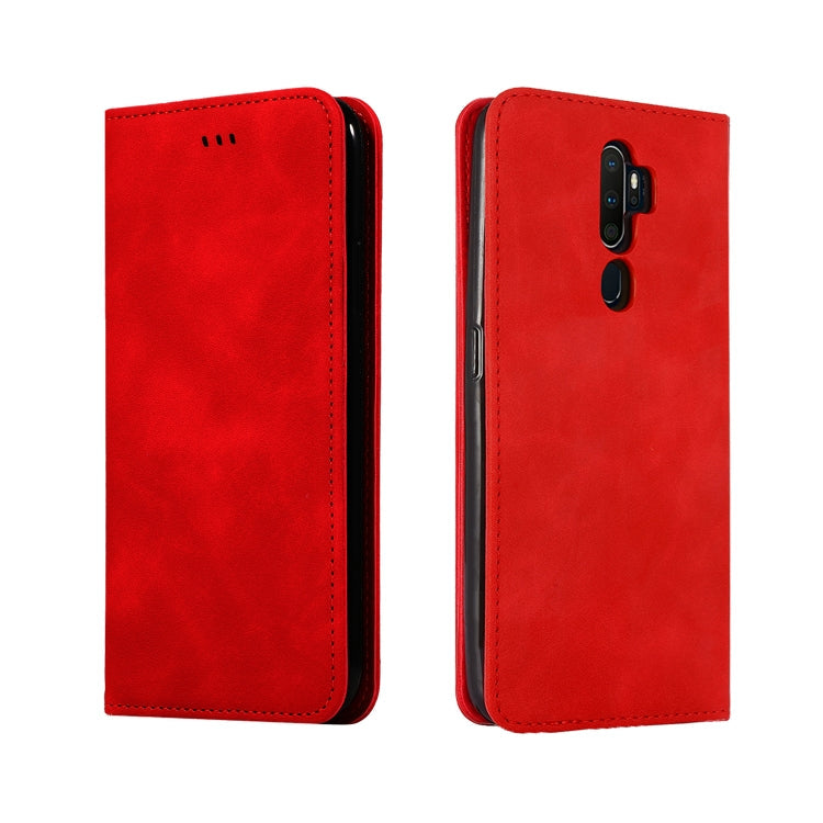 Retro Skin Feel Business Magnetic Horizontal Flip Leather Case, For OPPO A9 2020 & A5 2020 & A11X, For OPPO Reno 2Z & Reno 2F