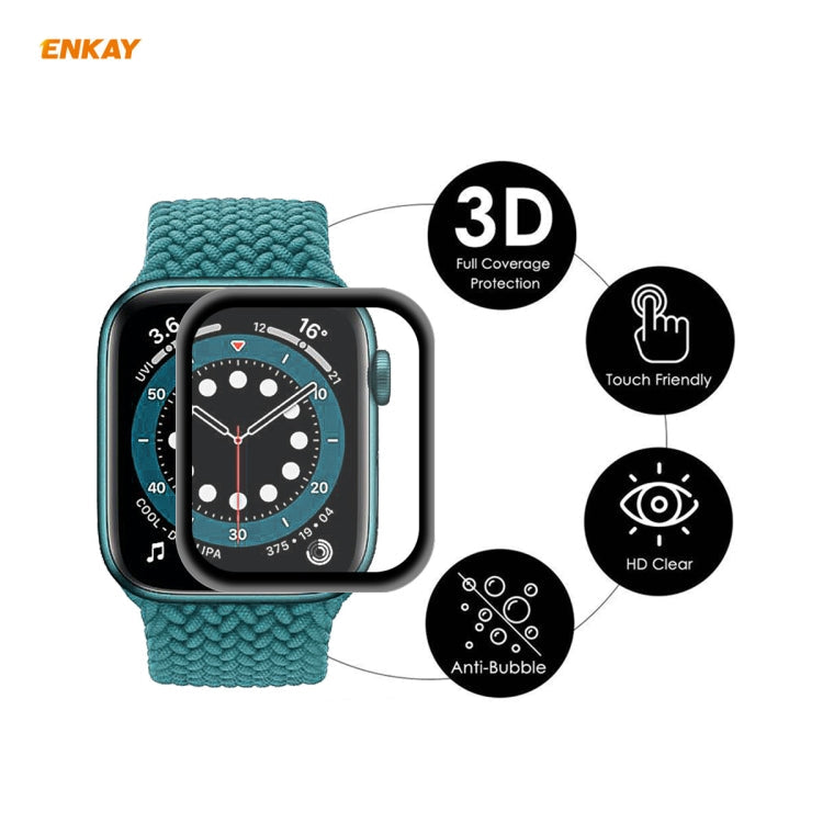 5 PCS ENKAY Hat-Prince 3D Full Screen Soft PC Edge + PMMA HD Screen Protector Film, For Apple Watch 6/5/4/SE 44mm, For Apple Watch 6/5/4/SE 40mm