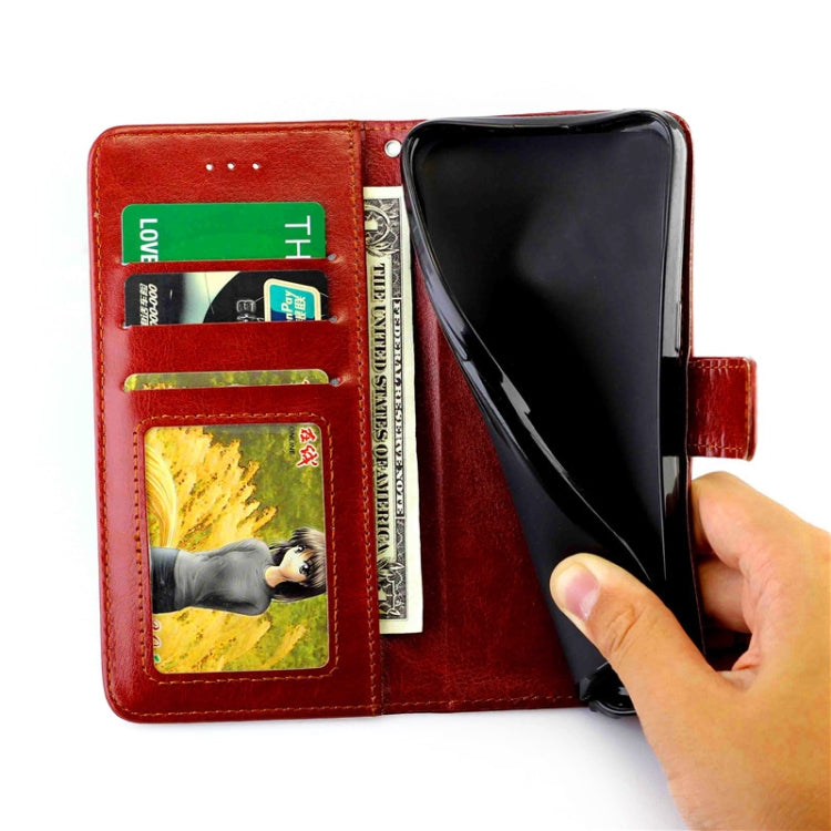 Crazy Horse Texture Leather Horizontal Flip Protective Case with Holder & Card Slots & Wallet & Photo Frame, For Xiaomi Mi 11