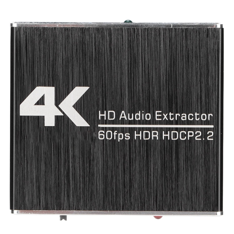 AY78V20 4K 60Hz HDMI 2.0 Audio Splitter 5.1 ARC HD-MI Audio Extractor HDCP 2.2 HDR10 Audio Converter 4K HD-MI Optical TOSLINK SPDIF