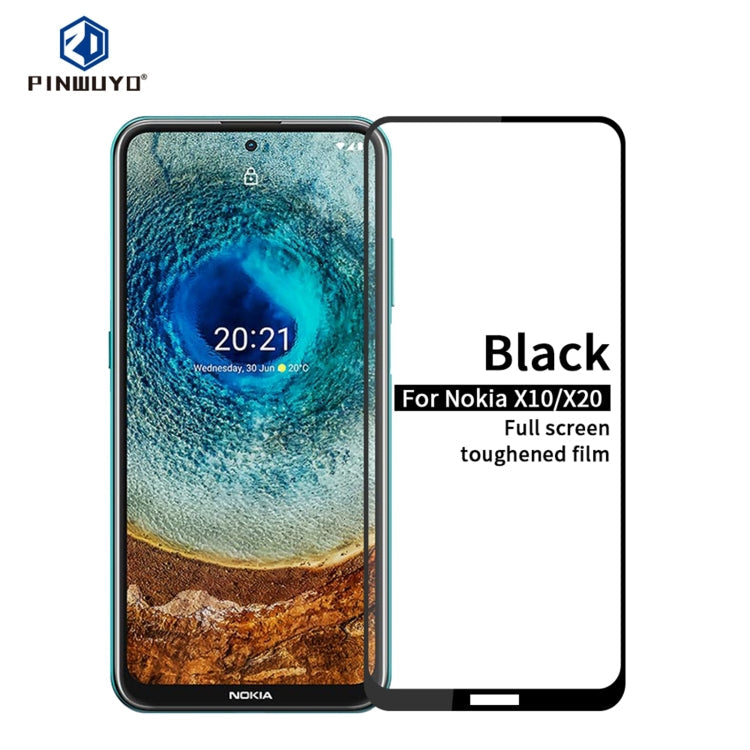 PINWUYO 9H 2.5D Full Screen Tempered Glass Film, For Asus Zenfone 8 mini / ZS590KS, For Asus Zenfone 8 Flip / ZS672KS, For Nokia X10 / X20