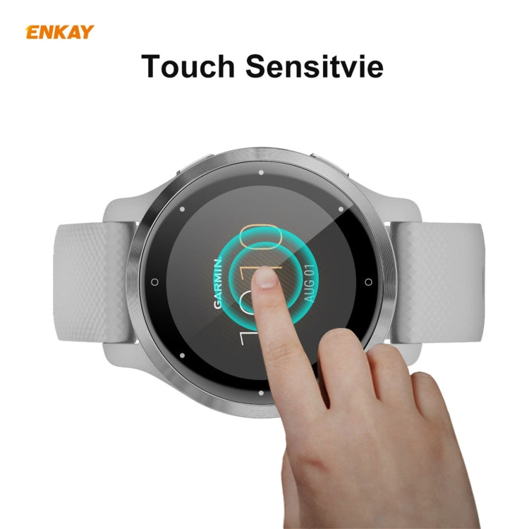 ENKAY Hat-Prince 3D Full Screen Soft PC Edge + PMMA HD Screen Protector Film, For Garmin Venu 2S / Vivoactive 4S 40mm (1 PC), For Redmi Watch (1 PCS), For Huawei B6 (1 PCS), For Venu 2 / Vivoactive 4 45mm (1 PCS), For Huawei Band 6 / Honor Band 6 (1 PCS)