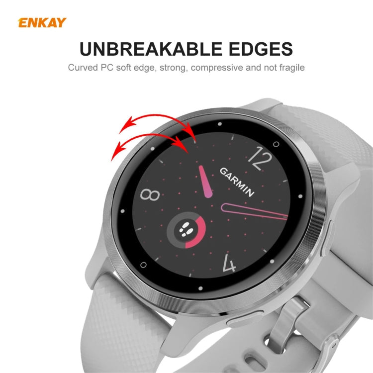 ENKAY Hat-Prince 3D Full Screen Soft PC Edge + PMMA HD Screen Protector Film, For Garmin Venu 2S / Vivoactive 4S 40mm (1 PC), For Redmi Watch (1 PCS), For Huawei B6 (1 PCS), For Venu 2 / Vivoactive 4 45mm (1 PCS), For Huawei Band 6 / Honor Band 6 (1 PCS)