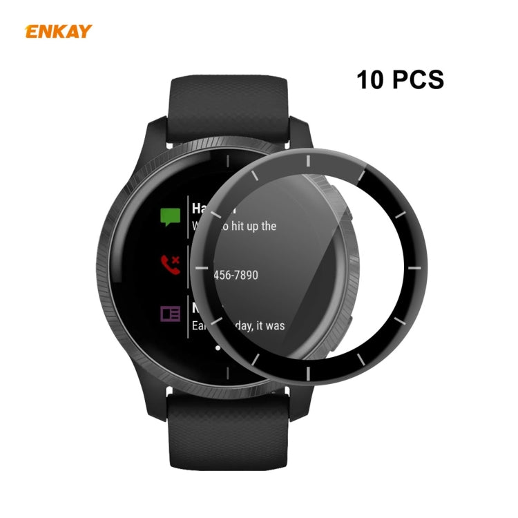 10 PCS ENKAY Hat-Prince 3D Full Screen Soft PC Edge + PMMA HD Screen Protector Film, For Venu 2 / Vivoactive 4 45mm (10 PCS), For Garmin Venu 2S / Vivoactive 4S 40mm (10 PCS), For Redmi Watch (10 PCS), For Huawei B6 (10 PCS)                            ...