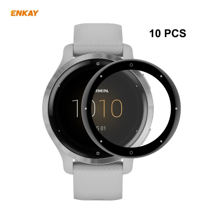 10 PCS ENKAY Hat-Prince 3D Full Screen Soft PC Edge + PMMA HD Screen Protector Film, For Venu 2 / Vivoactive 4 45mm (10 PCS), For Garmin Venu 2S / Vivoactive 4S 40mm (10 PCS), For Redmi Watch (10 PCS), For Huawei B6 (10 PCS)                            ...