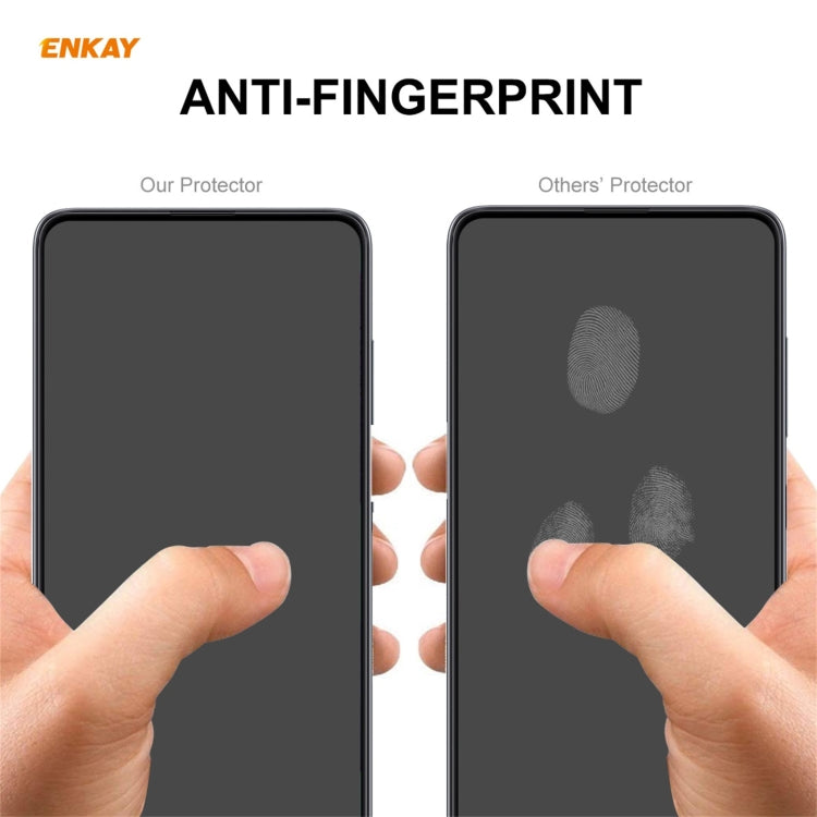 ENKAY Hat-Prince Full Glue 0.26mm 9H 2.5D Tempered Glass Full Coverage Film, For Nokia X10 / X20, For Xiaomi Poco M3 Pro / Redmi Note 10 5G