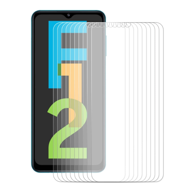 10 PCS ENKAY Hat-Prince 0.26mm 9H 2.5D Curved Edge Tempered Glass Screen Protector, For Samsung Galaxy A22 4G(10 PCS), For Samsung Galaxy A22 5G(10 PCS), For Samsung Galaxy F12(10 PCS), For Samsung Galaxy F22(10 PCS), For Samsung Galaxy F52 5G(10 PCS)